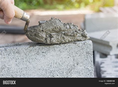 cement mortar cement image photo  trial bigstock