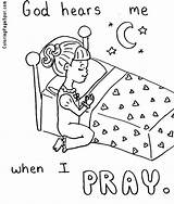 Coloring Praying Prayer Pages Hands Kids Printable Bible Preschool Sunday School Pray Sheet Children Lessons Lord Clip Print Clipart Lesson sketch template