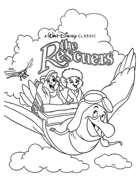 rescuers disney coloring pages cartoon coloring pages coloring