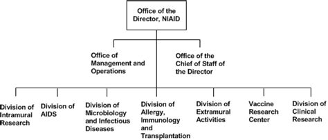niaid organizational chart nih national institute of