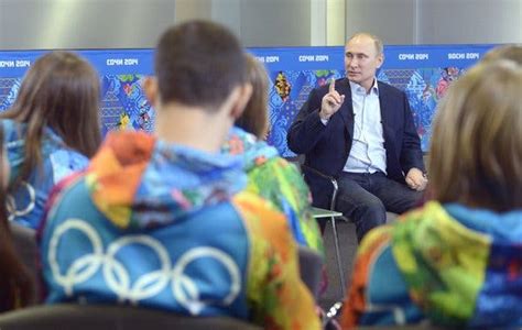gays can be ‘relaxed and calm at the olympics putin says the new