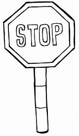 Coloring Stop Sign Pages Popular sketch template