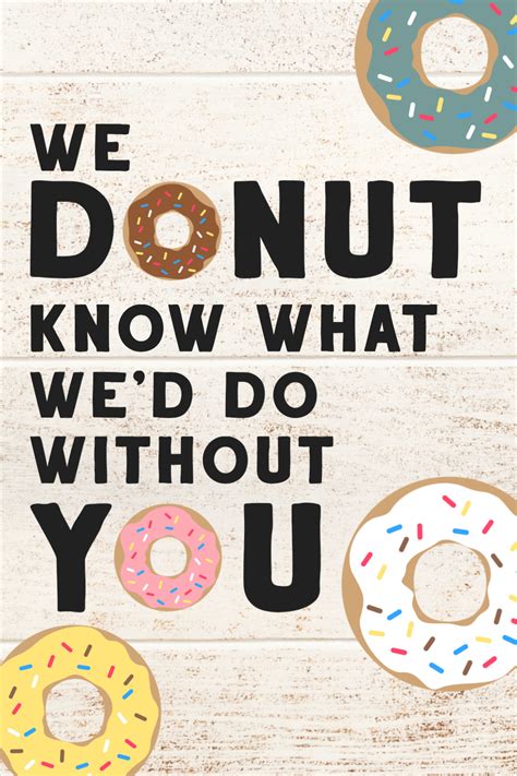 printable donut teacher appreciation gift ideas paper trail design