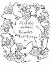 Coloring Butterfly Inspirational Pages Adult Colouring Quote Book Printable Sheets Color Flower Favecrafts Books Choose Board Bible Printables Visit sketch template