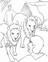Daniel Den Lions Coloring Pages Lion Library Printable Color Bible Colouring Getdrawings Getcolorings Popular sketch template
