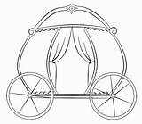 Carriage Cinderella Princess Drawing Pages Template Coloring Printable Clipart Patterns Embroidery Applique Templates Draw Stamps Royal Colorier Box Gif Drawings sketch template