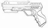 Drawing Getdrawings Handgun Artstation sketch template