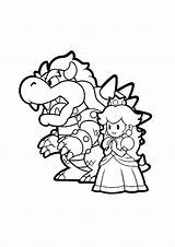 Coloring Pages Bowser Koopalings Mario Super Castle Bros Peach Print Printable Ages Color Kids Library Clipart Coloringhome Printables Comments Template sketch template