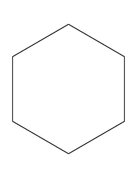 printable   hexagon template hexagon print hexagon quilt