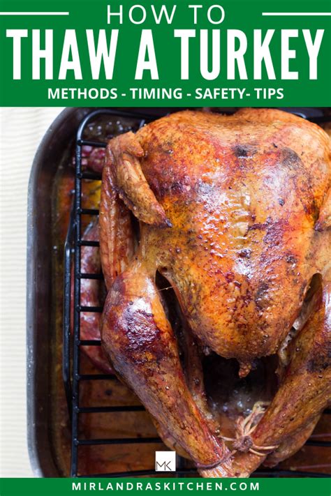 how to thaw a turkey safely mirlandra s kitchen