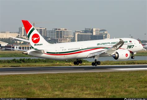 ajs biman bangladesh airlines boeing   dreamliner photo  murad