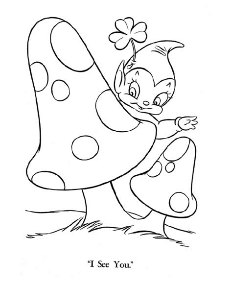 shroom st patricks coloring sheets coloring pages coloring pictures