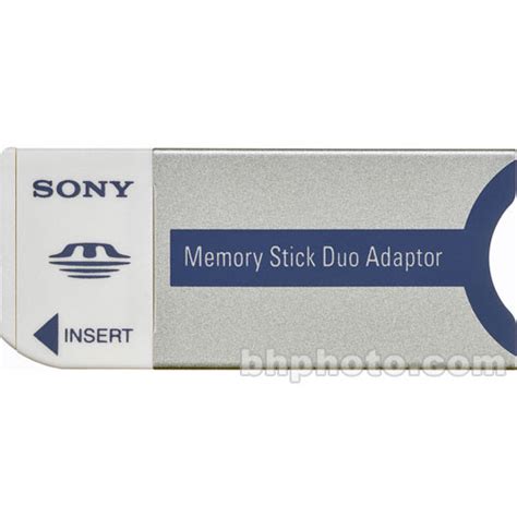 sony memory stick duo adapter msac  bh photo video