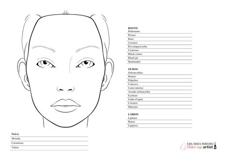 printable botox face chart  printable templates