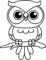 Owl Crealo sketch template