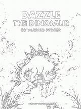 Coloring Dazzle Dinosaur Pages Popular sketch template