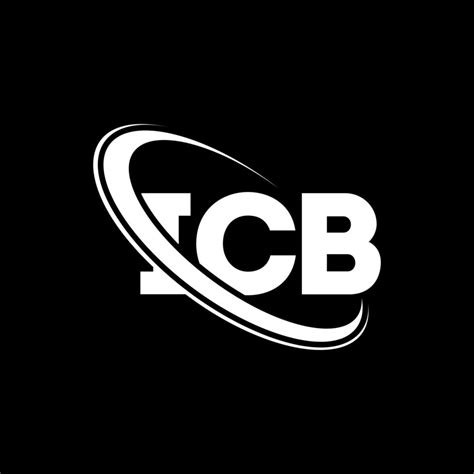 logotipo del icb carta icb diseno del logotipo de la letra icb