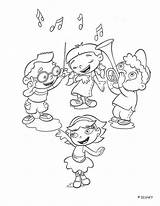 Coloring Little Einsteins Pages Musical Hellokids Color sketch template
