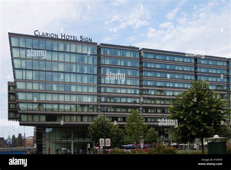 clarion hotel sign stockholm sweden northern europe stock photo alamy