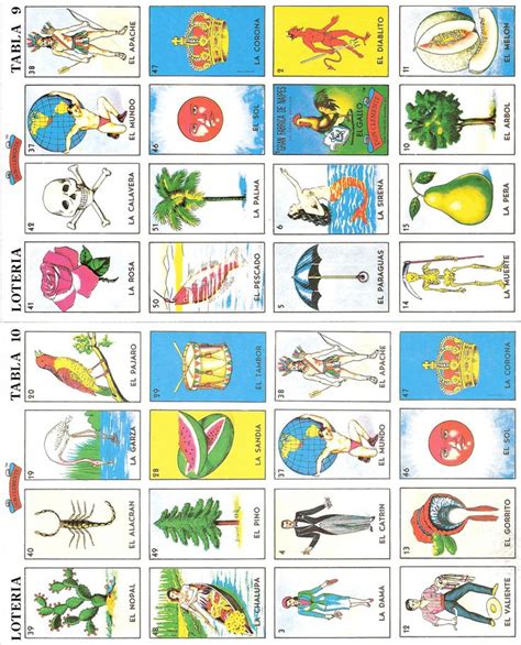 thrifted loteria cards scrapbook misc  printables