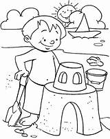 Coloring Summer Pages Kids Getcolorings sketch template