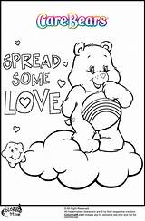 Coloring Care Bear Pages Kids Bears Adult Colouring Sheets Color Printable Carebear Valentine Cheer Book Lot Books Cute Colors Teamcolors sketch template