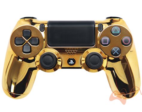 chrome gold ps modded controller