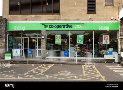 coop  op cooperative uk store shop supermarket wells somerset uk stock photo alamy