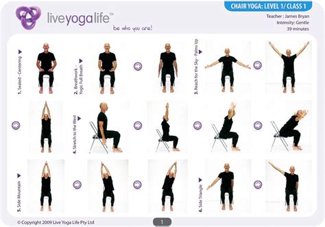 chair yoga routine yoga   chair complete set classes