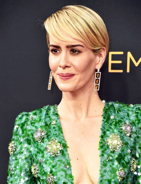 Sarah Paulson’s Metallic Eyes All The Best Emmys 2016