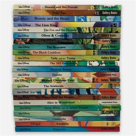 walt disney gallery books oversize hardcover books twin classics lot