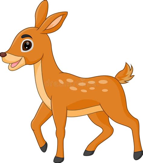 funny deer cartoon stock vector illustration  celebration