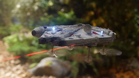 amazing star wars drones   battle   millennium falcon  verge
