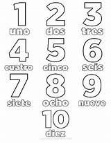 Spanish Coloring Pages Number Numbers Printable Sheets Worksheets Color Counting Kids Teacherspayteachers Ecdn Template Playtime Templates Dot sketch template