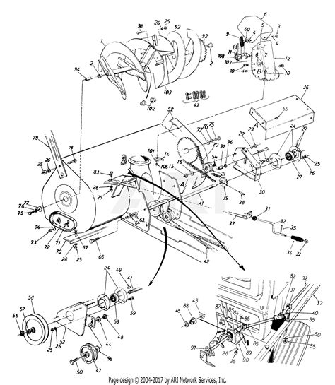 cub cadet snowblower parts diagram  wiring diagram