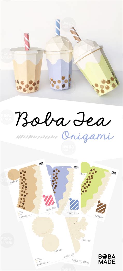 diy milk tea print diy paper doll play cat bubble tea shop