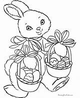 Easter Coloring Bunny Sheets Sheet Pages Colouring Printing Help Print sketch template