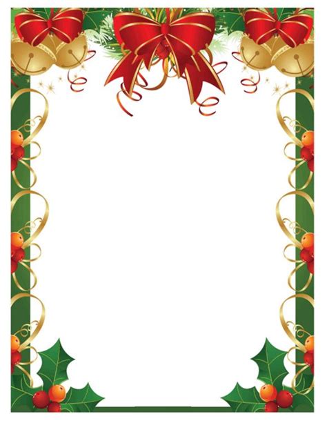 christmas borders  frames printabletemplates