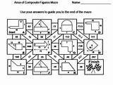 Area Maze Composite Figures Tes Math Activity Different Does Why Look sketch template