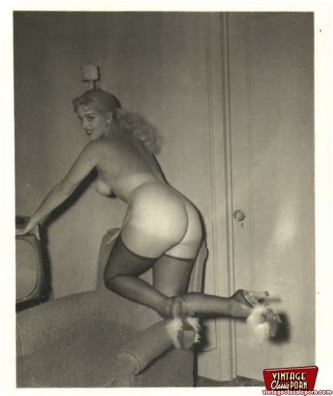 pinkfineart 50s vintage great buttock from vintage classic porn