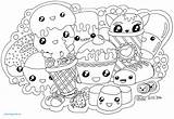 Coloring Food Cute Pages Kawaii Sweets sketch template