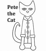 Pete Cat Coloring Pages Clipart Printable Little Momjunction Craft Clip Ones Star sketch template