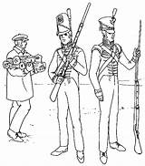 Soldier 1814 sketch template