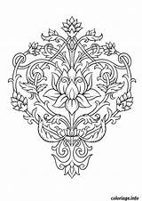 Coloriage Fleur Tatouage Mandala Difficile Mandalas Loto Dessin Arabesques Hugolescargot Pergamano Verob Visiter Outlook Vix Artículo sketch template