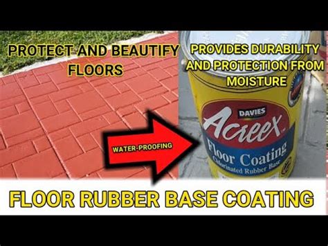 paint concrete floor step  step acreex rubber base floor