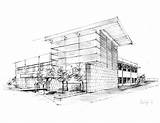 Sketch Architecture Sketches Architectural Simple Building Pencil Beautiful Croquis Drawing Office Concept House Interior Drawings Buildings Architect Sketching Designs Entry sketch template