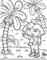 Coloring Dora Explorer Pages Coloringlibrary Colouring sketch template