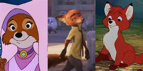 disneys   animated foxes ranked screenrant