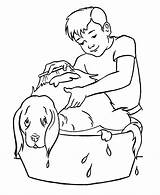 Banho Cachorro Dogs Colorir Imprimir Chachipedia Banando Tudodesenhos Meninos Cão sketch template