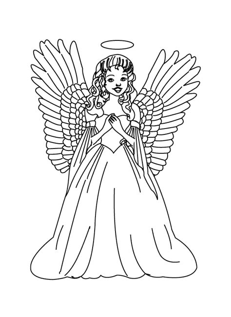 coloring pages angel